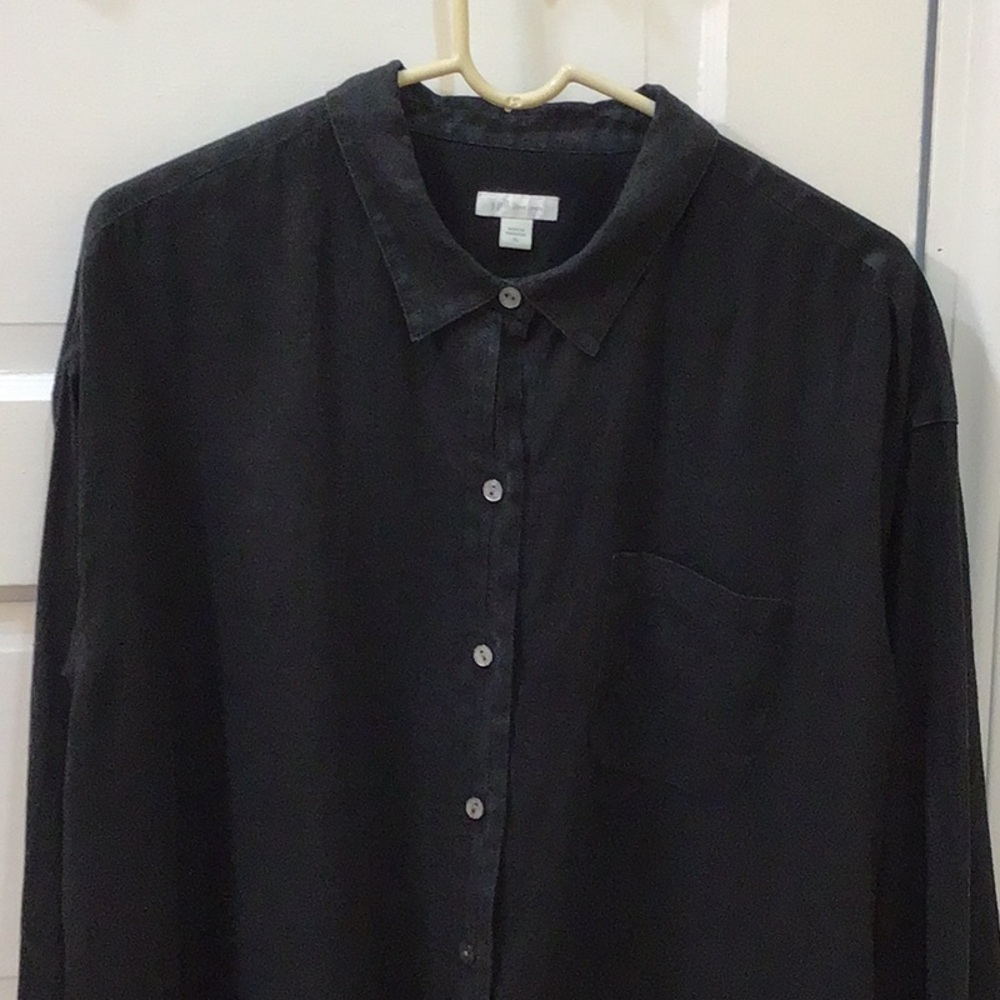 J.Jill 100% linen button-down shirt